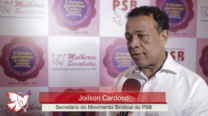 Joílson Cardoso – 2º Encontro Internacional de Mulheres Socialistas – Entrevista