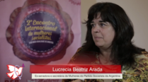 Lucrecia Arada – 2º Encontro Internacional de Mulheres Socialistas – Entrevista