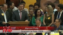 Marconi Pirillo fala no Ato  de Filiação da Excelentíssima Senhora Senadora Lúcia Vânia ao PSB