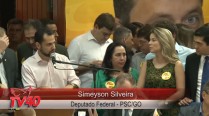 Simeyzon Silveira fala no Ato de Filiação da Excelentíssima Senhora Senadora Lúcia Vânia ao PSB