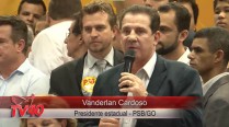 Vanderlan Cardoso fala no Ato de Filiação da Excelentíssima Senhora Senadora Lúcia Vânia ao PSB