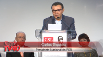 Carlos Siqueira durante a abertura do encontro da CSL