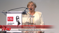 Estela Molero no Encontro da CSL
