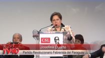 Josefina Duarte no Encontro da CSL