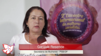 Geralda Resende – 2º Encontro Internacional de Mulheres Socialistas – Entrevista
