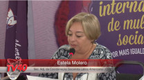 Leitura da Carta do Recife – Estela Molero – 2º Encontro Internacional de Mulheres Socialistas – 2º Dia
