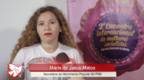 Maria de Jesus – 2º Encontro Internacional de Mulheres Socialistas – Entrevista