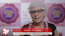 Carmen Anastasia – 2º Encontro Internacional de Mulheres Socialistas – Entrevista